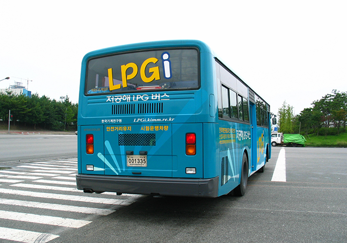 한국기계연구원 개발 LPGi버스 로드테스트